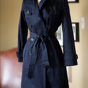 Banana republic Navy Trench coat 🧥